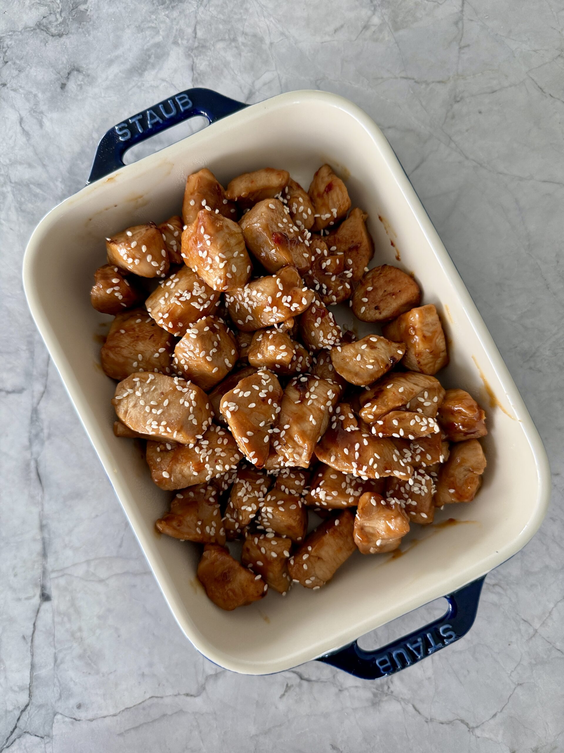 Sweet and Sticky Sesame Chicken