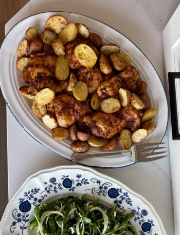 Roasted Sheet Pan Chicken and Potatoes