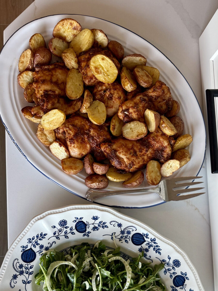 Roasted Sheet Pan Chicken and Potatoes